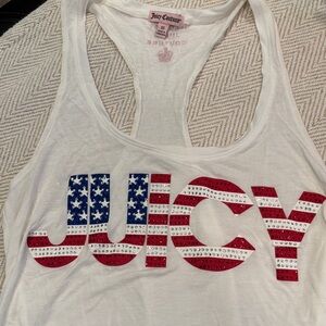 Juicy Couture Patriotic Tank with Starry Accents